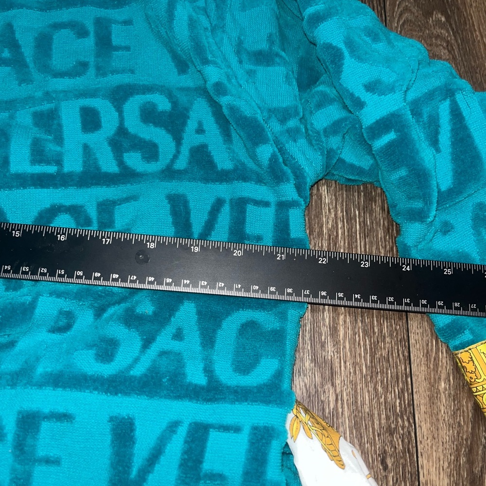 Versace Blue and Gold Robe - Picture 6 of 10